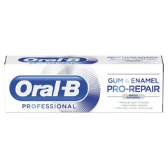 Dantų pasta ORAL B Gum & Enamel Professional Whitening, 75ml kaina ir informacija | Dantų šepetėliai, pastos | pigu.lt