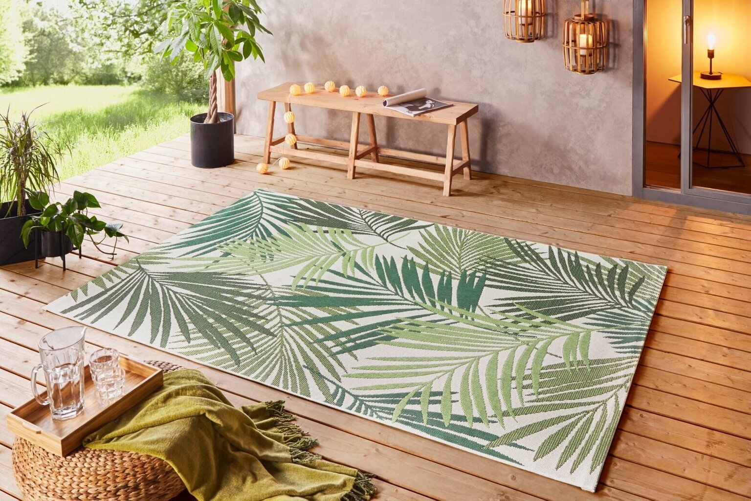 Northrugs lauko kilimas Beach Vai, 80x150 cm цена и информация | Kilimai | pigu.lt