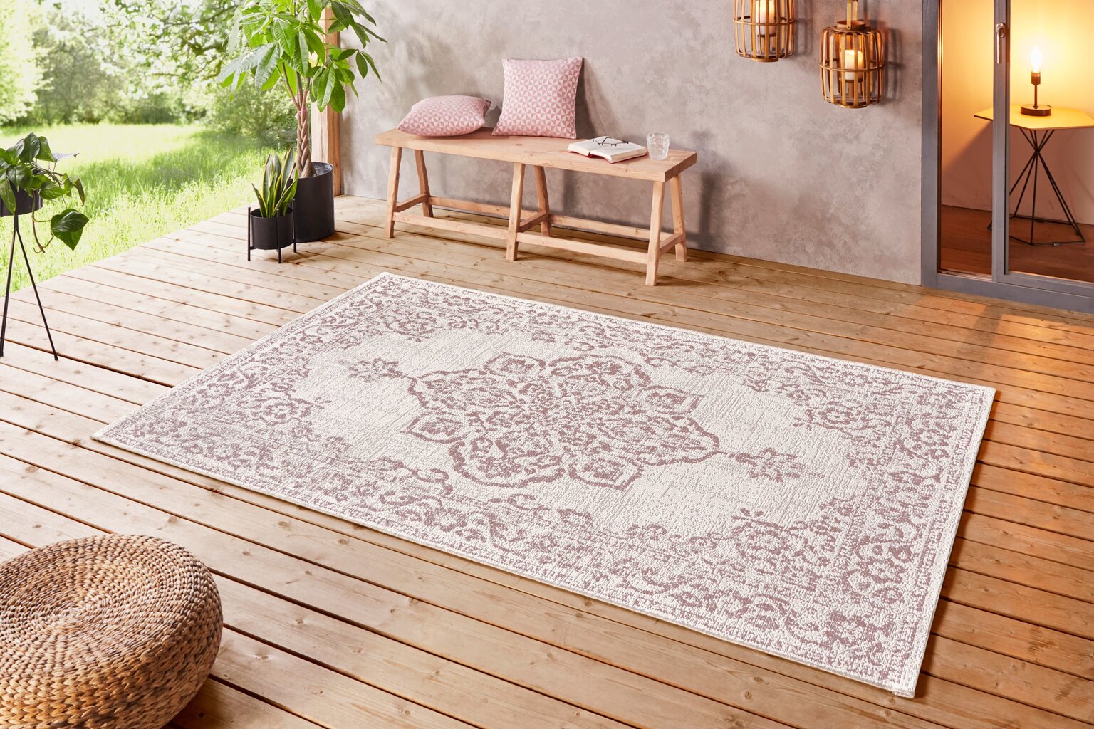 Northrugs lauko kilimas Beach Tilos 80x150 cm kaina ir informacija | Kilimai | pigu.lt