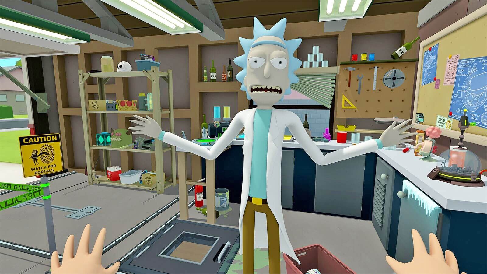 Компьютерная игра PS4 Rick and Morty: Virtual Rick-ality цена | pigu.lt