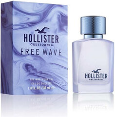 Tualetinis vanduo vyrams Hollister Free Wave EDT, 30 ml цена и информация | Мужские духи | pigu.lt