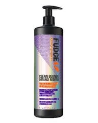 Geltonus atspalvius neutralizuojantis kondicionierius šviesiems plaukams Fudge Clean Blonde Damage Rewind Violet-Toning 1000 ml kaina ir informacija | Balzamai, kondicionieriai | pigu.lt