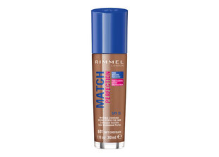 Makiažo pagrindas Rimmel London Match Perfection 30 ml, 601 Soft Chocolate kaina ir informacija | Makiažo pagrindai, pudros | pigu.lt