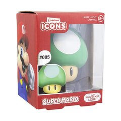 MARIO 1Up Mushroom Icon Lamp 10cm kaina ir informacija | Žaidėjų atributika | pigu.lt