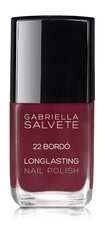 Nagų lakas Gabriella Salvete Longlasting Enamel 11 ml, 22 Bordo kaina ir informacija | Nagų lakai, stiprintojai | pigu.lt