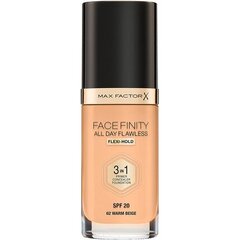 Makiažo pagrindas Max Factor Facefinity 3-In-1, 30 ml, 62 Warm Beige цена и информация | Пудры, базы под макияж | pigu.lt