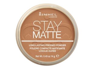 Kompaktinė pudra Rimmel London Stay Matte 14 g, 040 Honey kaina ir informacija | Makiažo pagrindai, pudros | pigu.lt