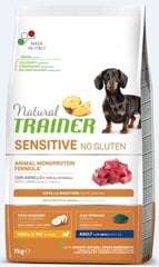 Natural Trainer Sensitive No Gluten mažų ir itin mažų veislių šunims su ėriena 7kg kaina ir informacija | Sausas maistas šunims | pigu.lt