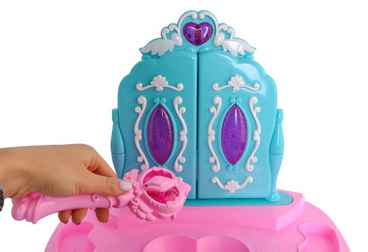 Vaikiškas staliukas su veidrodžiu "Princesė" kaina ir informacija | Žaislai mergaitėms | pigu.lt