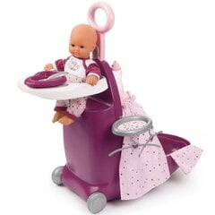 Кукольный стульчик, детская кроватка и чемодан в одном с аксессуарами Simba Smoby Baby Nurse 3 в 1, 220346 цена и информация | Игрушки для девочек | pigu.lt