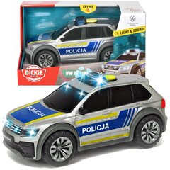 Игрушечная полицейская машина Dickie Toys Volkswagen Tiguan R-Line цена и информация | Игрушки для мальчиков | pigu.lt