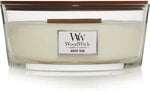 WoodWick kvapioji žvakė White Teak, 453,6 g