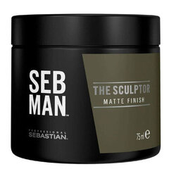 Plaukų molis vyrams Sebastian Professional SEB MAN The Sculptor Matte 75 ml kaina ir informacija | Plaukų formavimo priemonės | pigu.lt