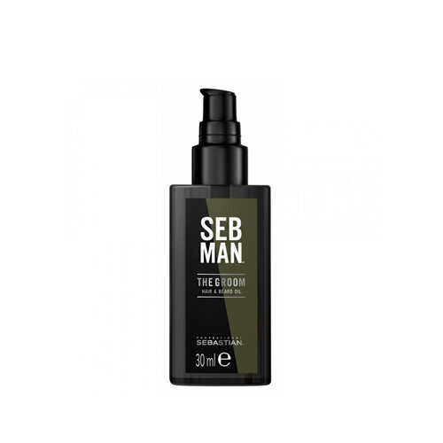 Plaukų ir barzdos aliejus vyrams Sebastian Professional SEB MAN The Groom Hair & Beard 30 ml kaina ir informacija | Skutimosi priemonės ir kosmetika | pigu.lt