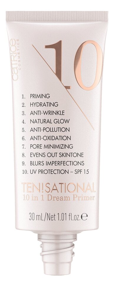 Makiažo pagrindas Catrice Ten!sational 10 in 1 Dream Primer 30 ml цена и информация | Makiažo pagrindai, pudros | pigu.lt