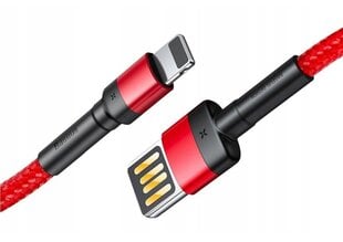 Кабель Baseus USB 2.0 Lightning, 1 м, CALKLF-G09 цена и информация | Кабели и провода | pigu.lt