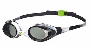 Plaukimo akiniai Arena Spider Junior juoda/balta kaina ir informacija | Plaukimo akiniai | pigu.lt