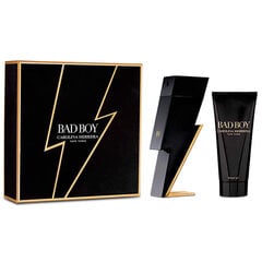 Rinkinys Carolina Herrera Bad Boy vyrams: EDT 100 ml + dušo želė 100 ml kaina ir informacija | Carolina Herrera Kvepalai, kosmetika | pigu.lt