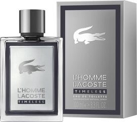 Туалетная вода Lacoste L'Homme TIimeless EDT для мужчин 100 мл цена и информация | Мужские духи | pigu.lt
