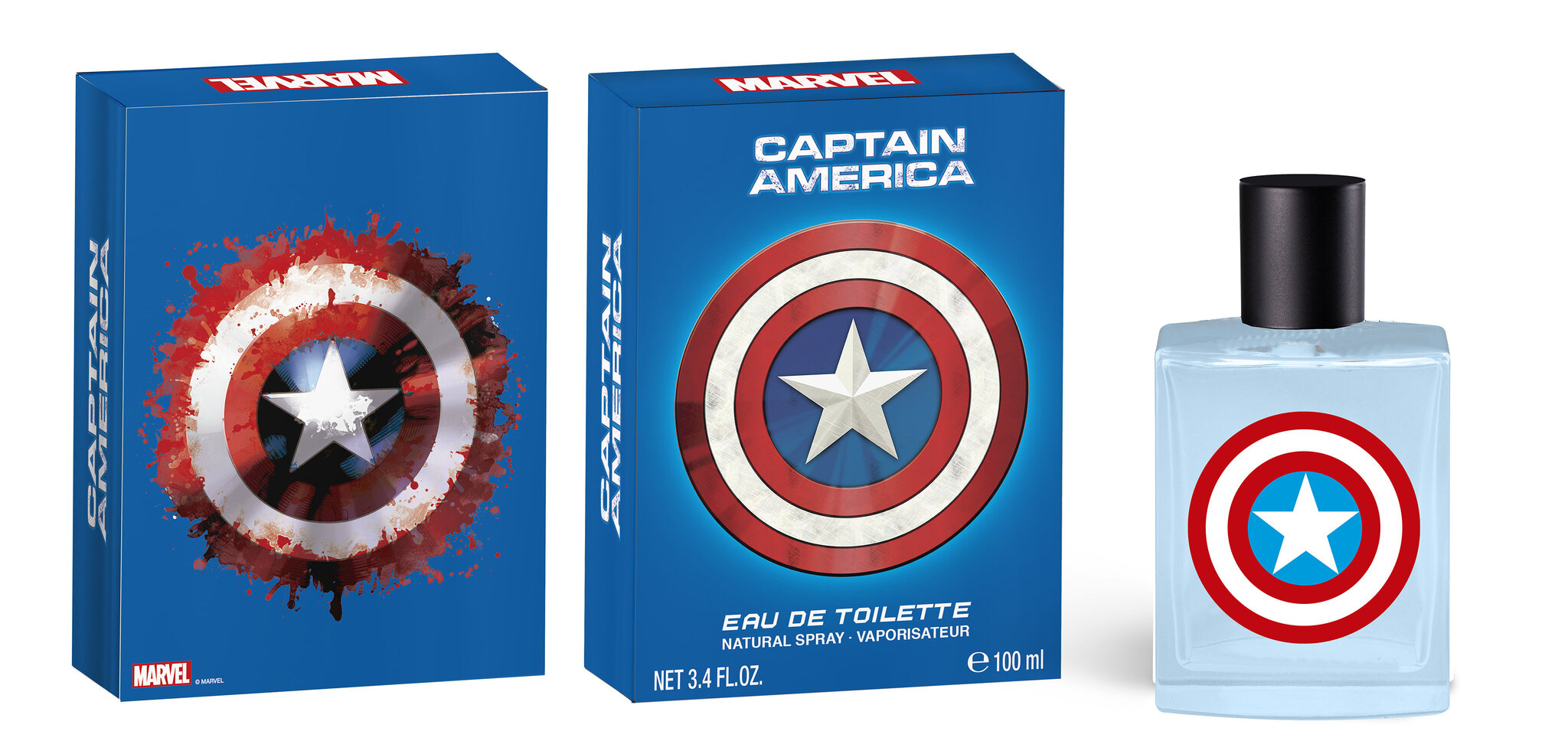 Tualetinis vanduo Marvel Captain America EDT berniukams 100 ml kaina ir informacija | Kvepalai vaikams | pigu.lt