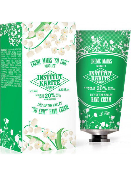 Rankų kremas Institut Karite Paris Shea So Chic 75 ml, Lily of the Valley цена и информация | Kūno kremai, losjonai | pigu.lt