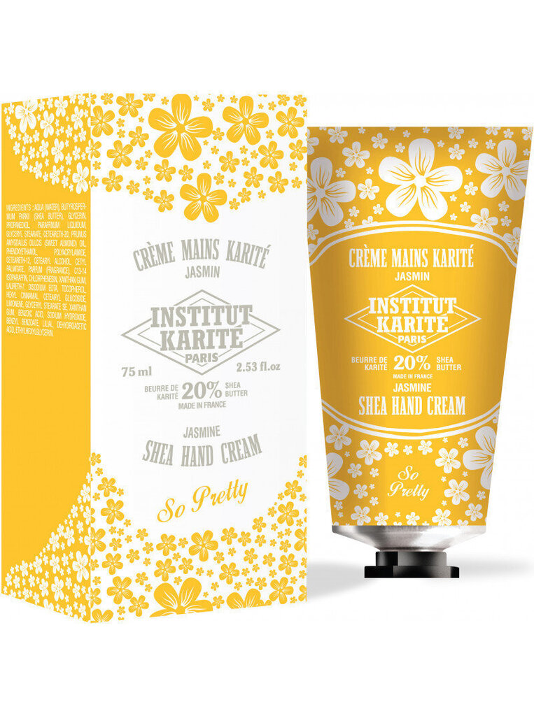 Rankų kremas Institut Karite Paris Jasmin Shea So Pretty 75 ml kaina ir informacija | Kūno kremai, losjonai | pigu.lt