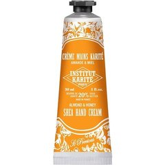 Institut Karite Shea Hand Cream Almond & Honey крем для рук 30 мл цена и информация | Кремы, лосьоны для тела | pigu.lt