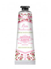 Rankų kremas Institut Karite Paris Rose Mademoiselle Light Shea 30 ml kaina ir informacija | Kūno kremai, losjonai | pigu.lt