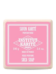 Мыло Institut Karité Paris 100г, с ароматом розы цена и информация | Мыло | pigu.lt