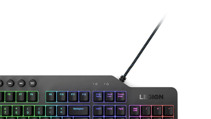 Žaidimų klaviatūra Žaidimų klaviatūra Lenovo Legion K500 RGB, juoda kaina |  pigu.lt