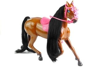 Lėlė su žirgu ir aksesuarais kaina ir informacija | Žaislai mergaitėms | pigu.lt