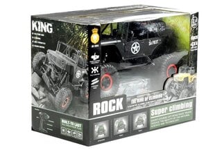 Машинка с дистанционным управлением Jeep R / C 1:18, черная цена и информация | Игрушки для мальчиков | pigu.lt