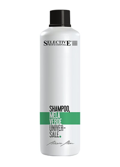 Universalus šampūnas plaukams su žaliųjų obuolių ekstraktu Selective Professional MELA VERDE 1000 ml цена и информация | Šampūnai | pigu.lt