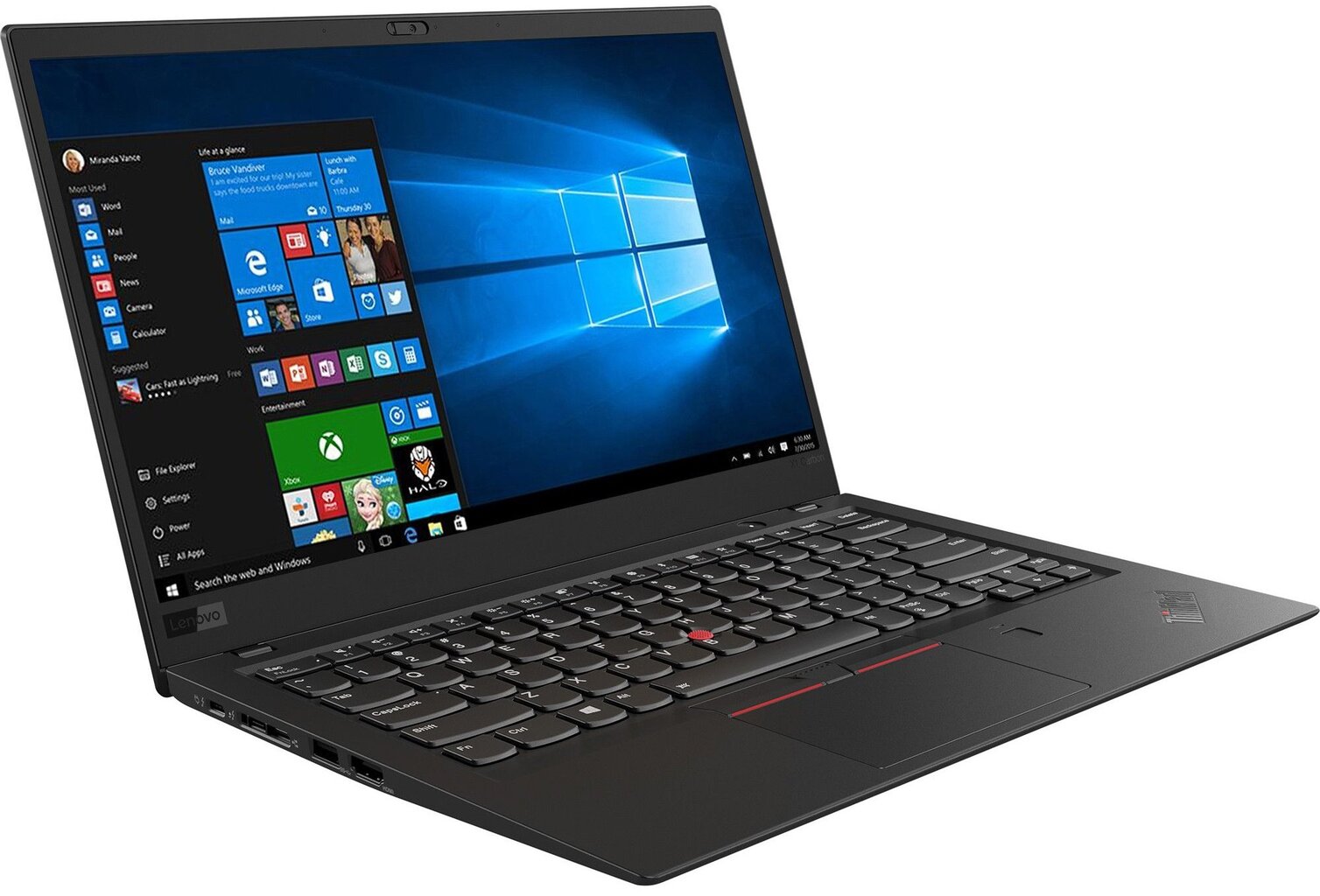 Lenovo ThinkPad X1 Carbon 6th; i7-8550U 8GB 256GB M.2 NVMe FP W10P THUNDERBOLT 3 kaina ir informacija | Nešiojami kompiuteriai | pigu.lt