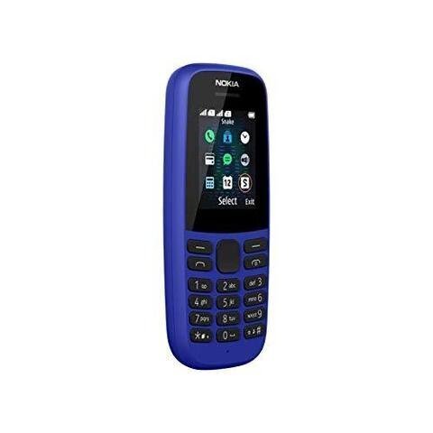 Nokia 105 (2019) Dual SIM Blue цена и информация | Mobilieji telefonai | pigu.lt