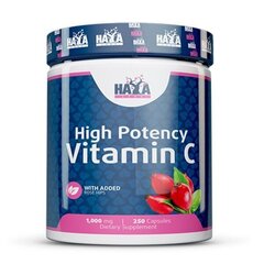 Maisto papildas Haya Labs High Potency Vitamin C with Rose Hips 100 tab. kaina ir informacija | Vitaminai | pigu.lt