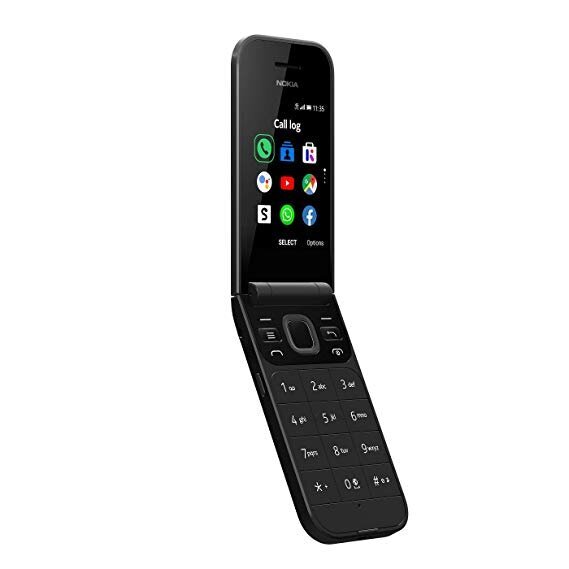 Nokia 2720 Flip, 4 GB, Dual SIM, Black цена и информация | Mobilieji telefonai | pigu.lt