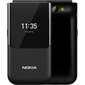 Nokia 2720 Flip, 4 GB, Dual SIM, Black цена и информация | Mobilieji telefonai | pigu.lt