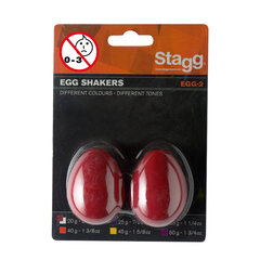 Barškutis (pora, raudoni) Stagg EGG-2RD kaina ir informacija | Perkusija | pigu.lt