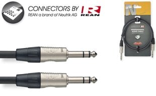 Stagg NAC1PSR, Aux 6.3 mm, 1 m kaina ir informacija | Kabeliai ir laidai | pigu.lt