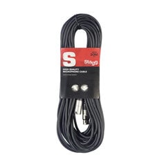 Stagg SMC20, XLR, 20 m kaina ir informacija | Kabeliai ir laidai | pigu.lt