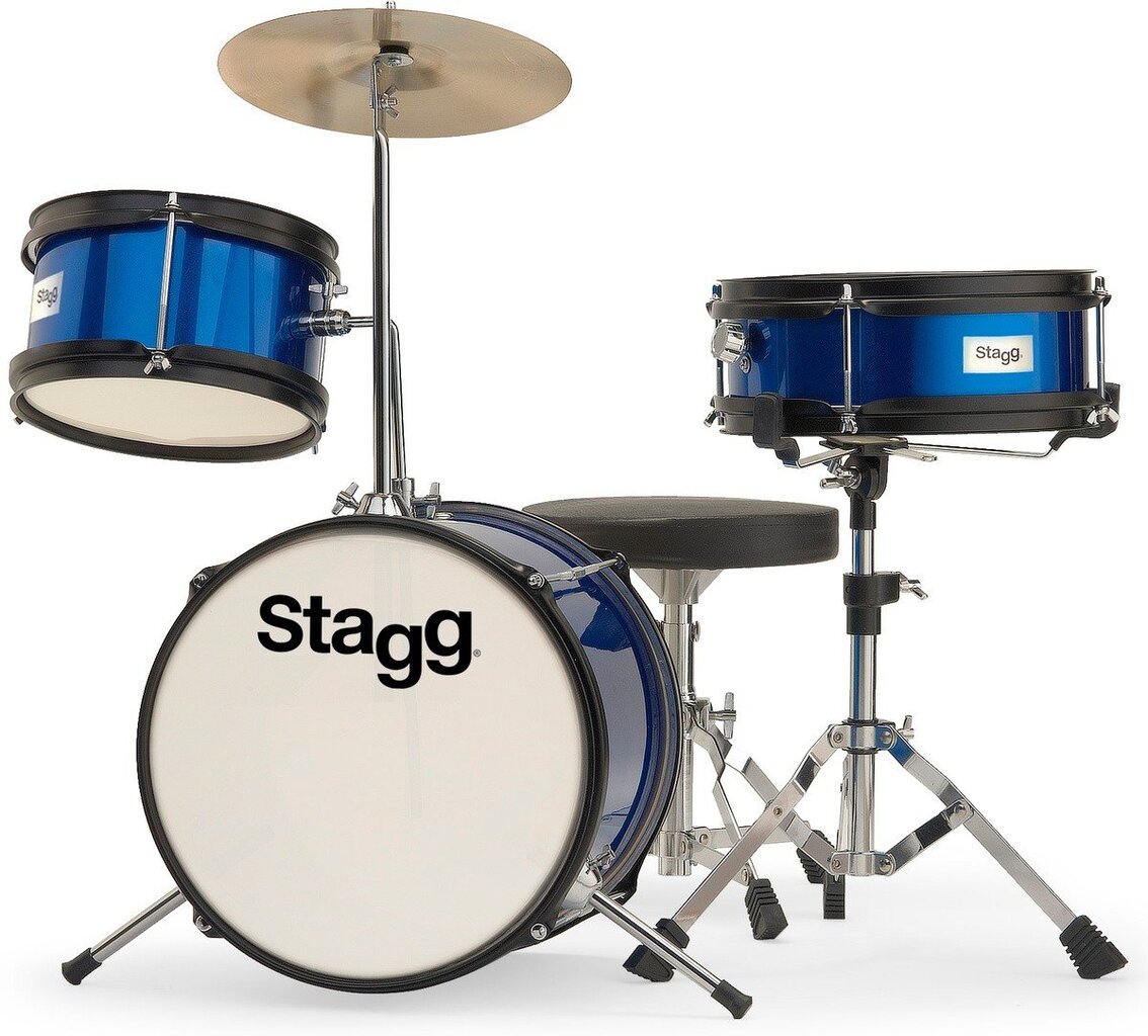 Детские барабаны Stagg TIM JR 3/12B BL цена | pigu.lt