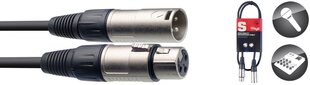 Stagg SMC1, XLR, 1 м цена и информация | Кабели и провода | pigu.lt