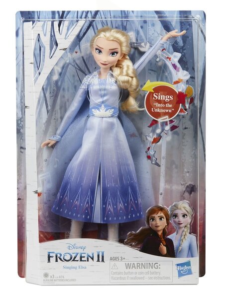 Dainuojanti lėlė Disney Frozen II Hasbro Elza kaina | pigu.lt