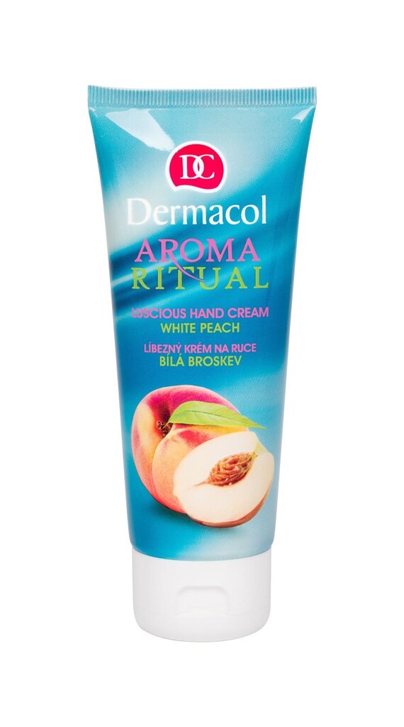 Rankų kremas Dermacol Aroma Ritual White Peach 100 ml цена и информация | Kūno kremai, losjonai | pigu.lt