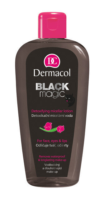 Micelinis vanduo Dermacol Black magic Detoxifying, 200 ml цена и информация | Veido prausikliai, valikliai | pigu.lt