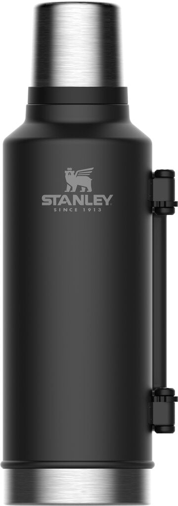 Termosas Stanley Classic (1,9 l; juodas) kaina ir informacija | Termosai, termopuodeliai | pigu.lt