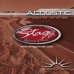 Stygos akustinei gitarai Stagg AC-1356-PH .013 - .056 kaina ir informacija | Priedai muzikos instrumentams | pigu.lt