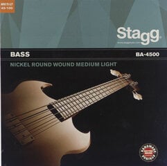 Stygos bosinei gitarai Stagg BA-4000 .045 - .100 kaina ir informacija | Priedai muzikos instrumentams | pigu.lt