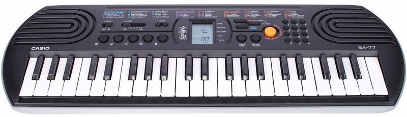 Vaikiškas sintezatorius Casio SA-77 kaina ir informacija | Klavišiniai muzikos instrumentai | pigu.lt